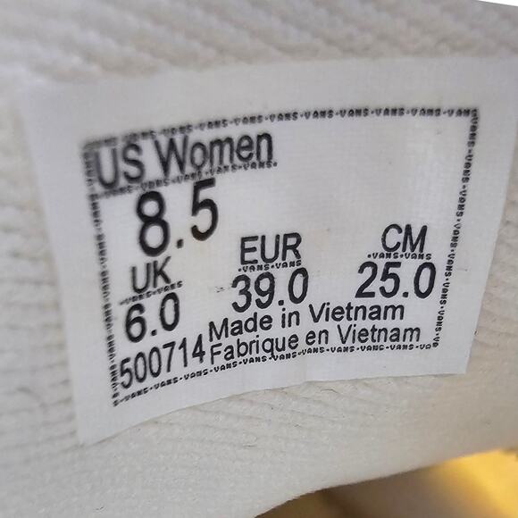 Vans Womens Ward 'Psychedelic Tie Dye' VN0A3IUN54H Canvas Sneaker Shoes Size 8.5 - Picture 10 of 10